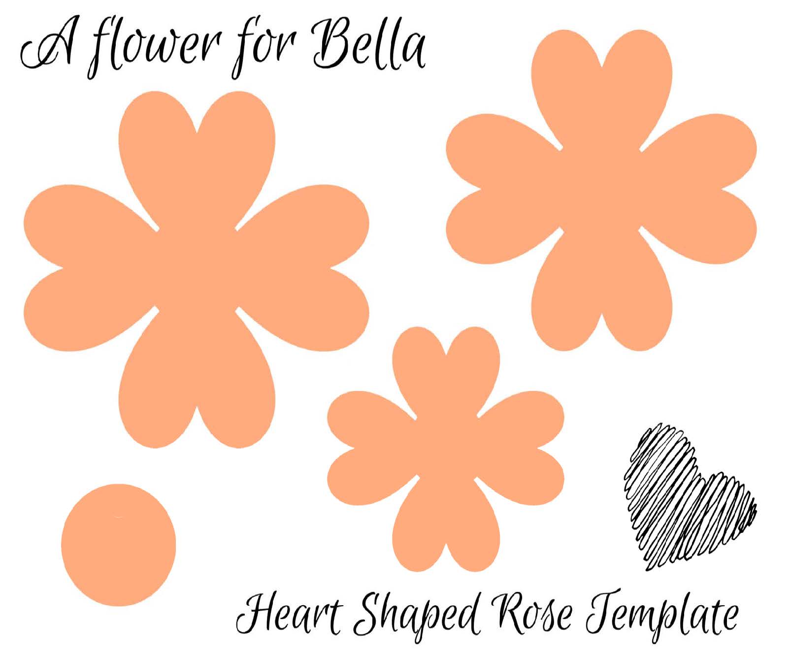 Heart Shaped Rose Template Download Beacon Converters